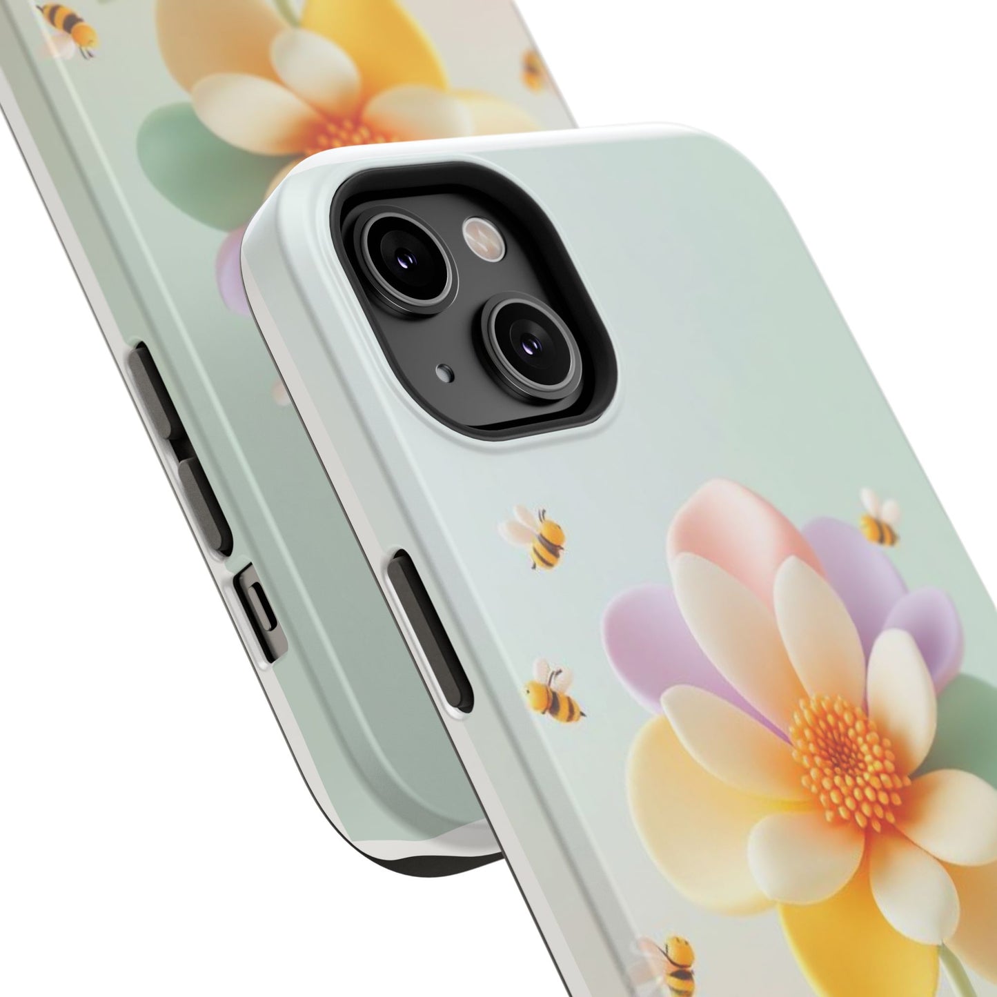 Phone Case Impact-Resistant, Calming 3D Flower Phone Case Impact-Resistant Case for Kids and Adults - Astral Signature