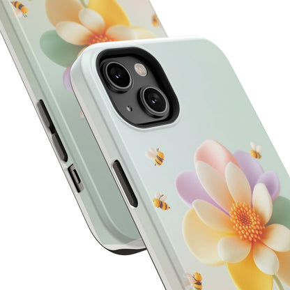 Phone Case Impact-Resistant, Calming 3D Flower Phone Case Impact-Resistant Case for Kids and Adults - Astral Signature