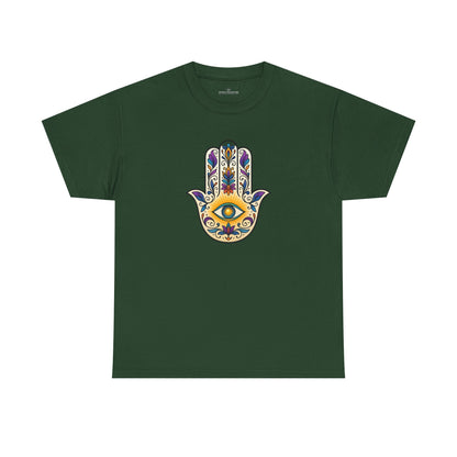 Hamsa Protective Symbol Tee - Astral Signature