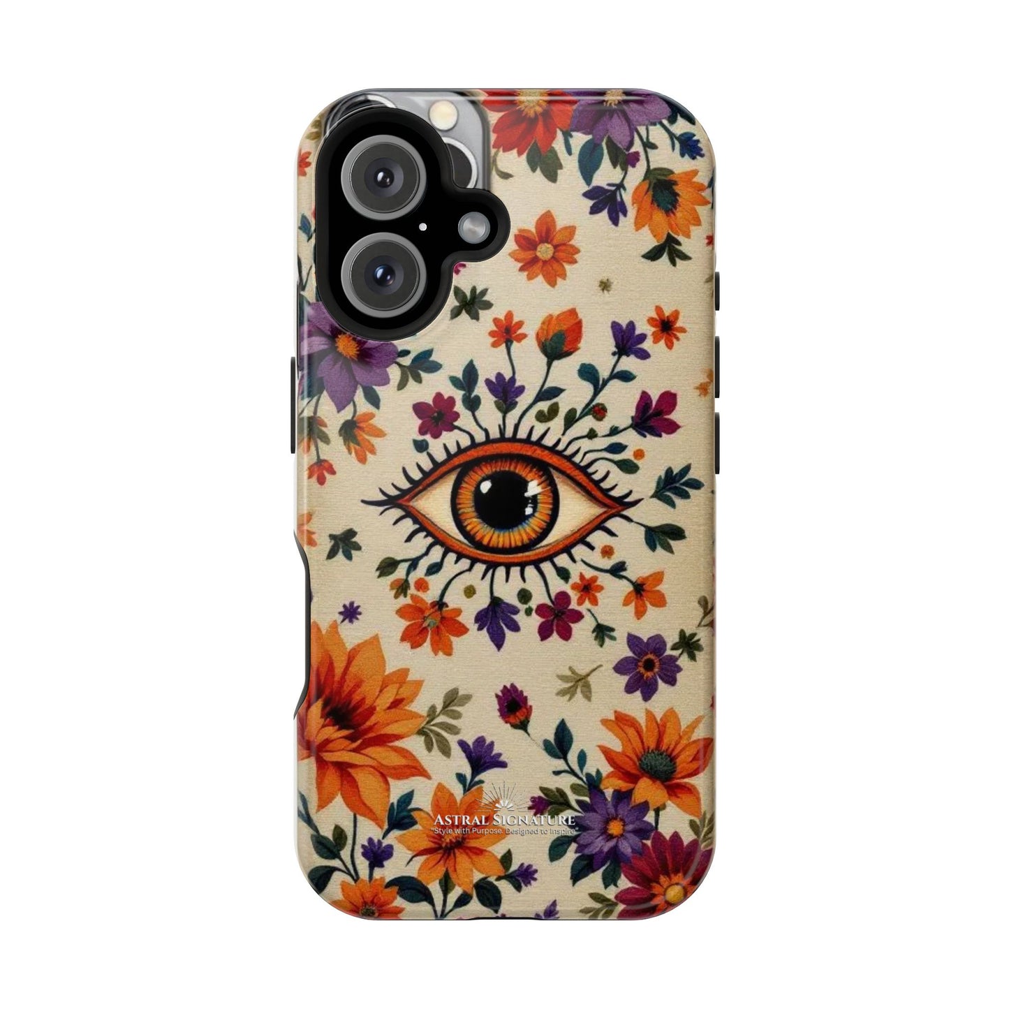 Phone Cases - Eye of God Symbol Impact-Resistant Case by Astral Signature