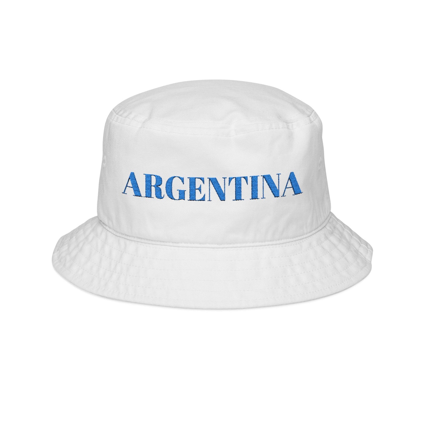 Argentina Embroidered Bucket Hat – Stylish Sun Protection for Summer Adventures