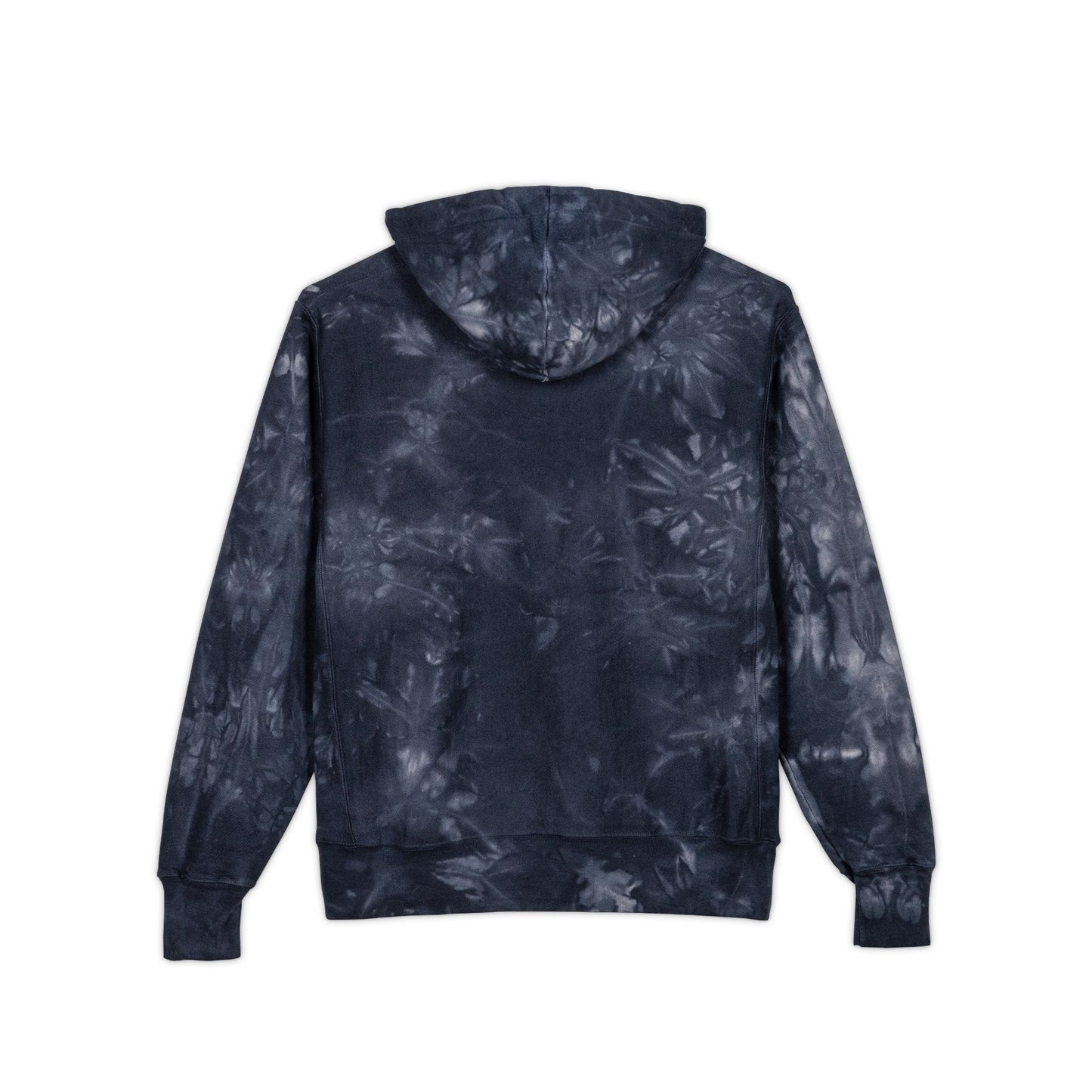 Champion Astral Signature Black Tie-Dye co-branded Hoodie — Embroidered Logo Pullover
