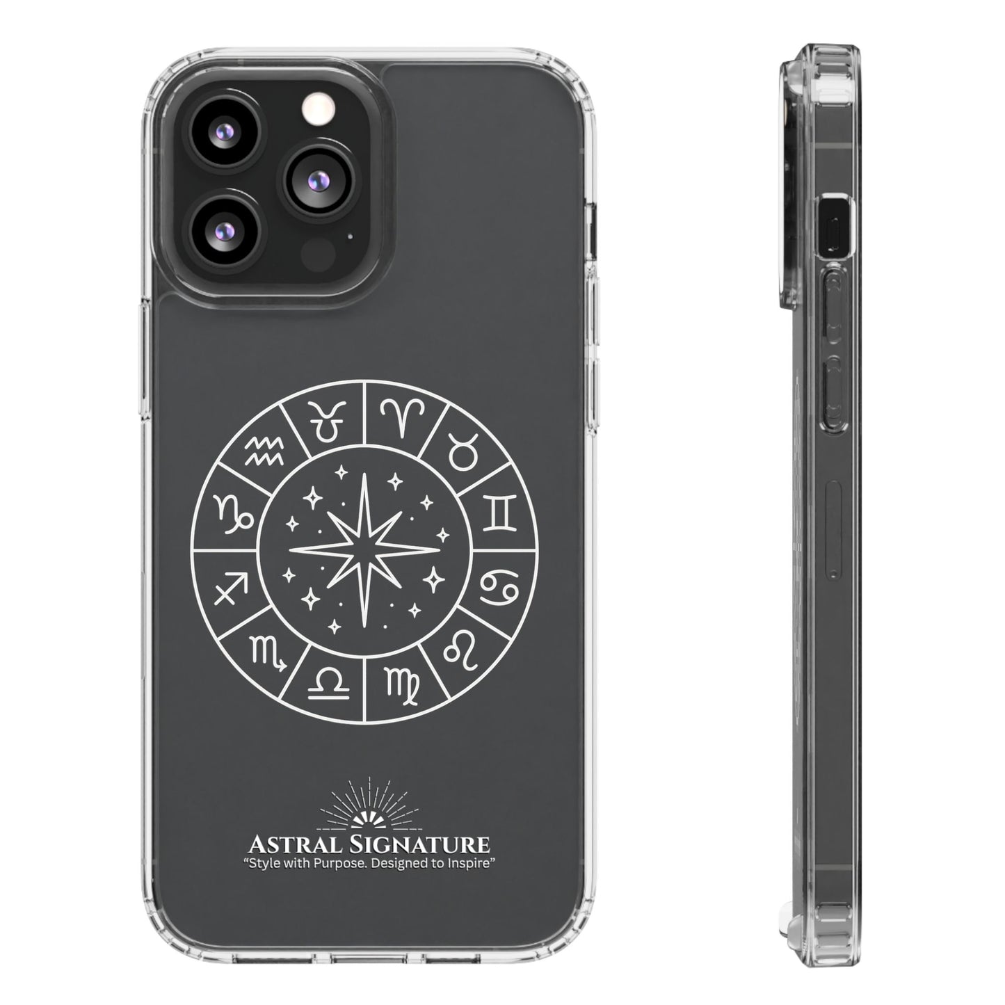 iPhone Clear Cases, ideal for darker iPhone colors - Astral Signature
