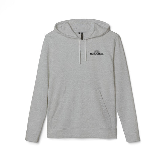 Adidas x Astral Signature Unisex Fleece Hoodie -  Minimalist Palm Logo Pullover