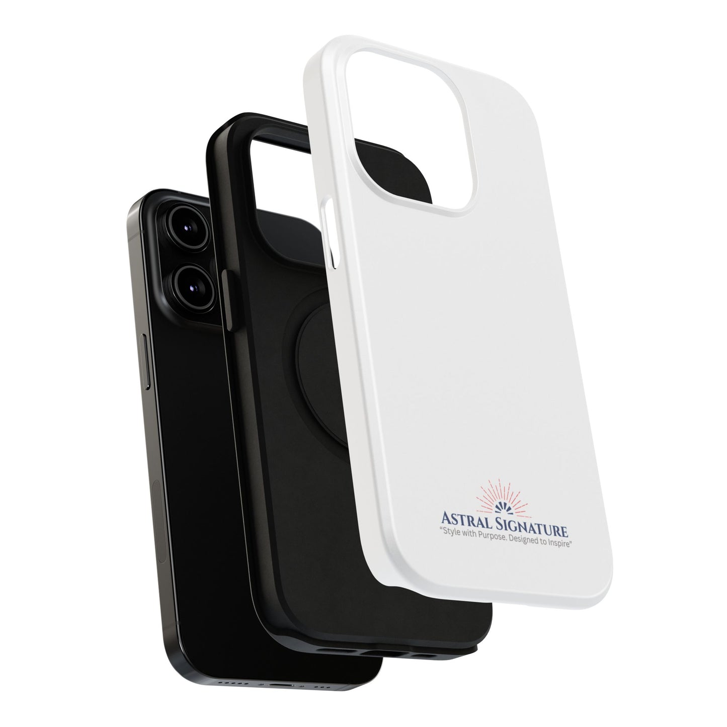 White Phone Case - Impact-Resistant White iPhone & Samsung Galaxy Case by Astral Signature