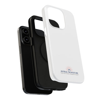 White Phone Case - Impact-Resistant White iPhone & Samsung Galaxy Case by Astral Signature