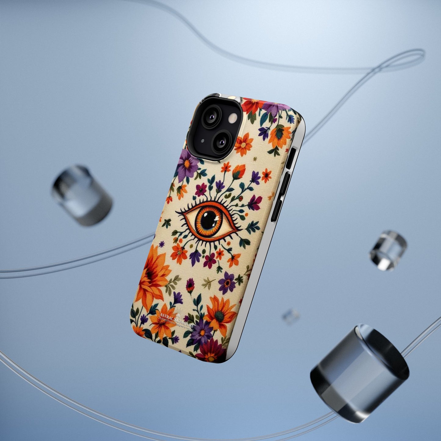Phone Cases - Eye of God Symbol Impact-Resistant Case by Astral Signature