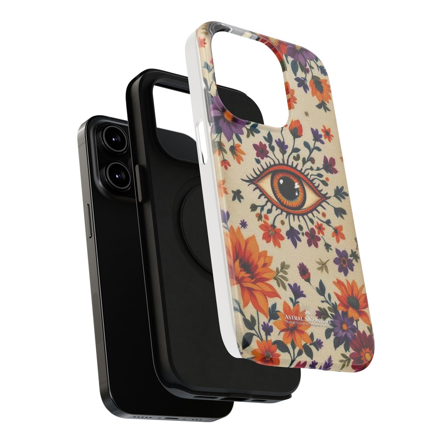 Phone Cases - Eye of God Symbol Impact-Resistant Case by Astral Signature
