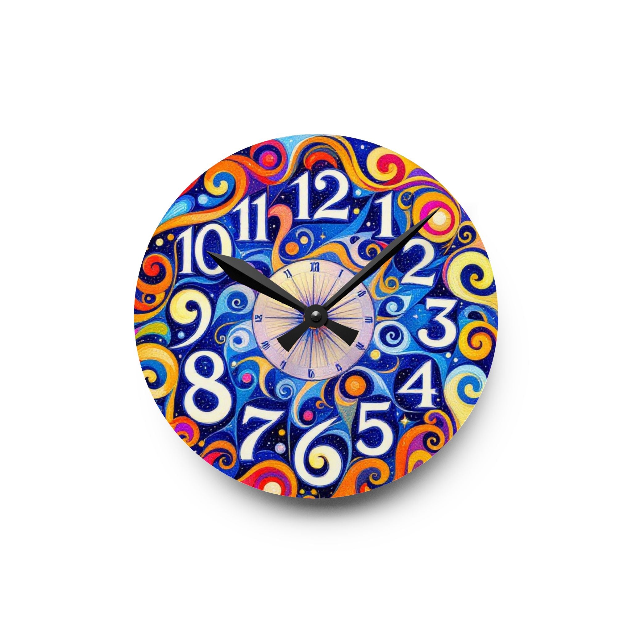 AstralSignature Vintage Acrylic Wall Clock