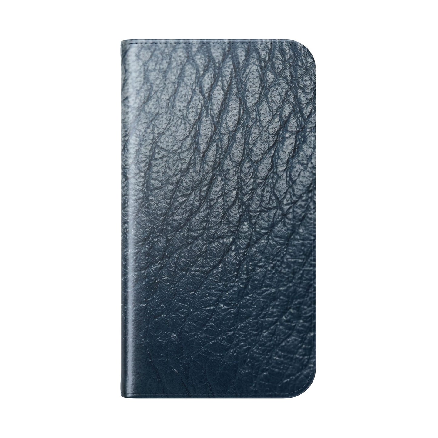 iPhone 16 Series  — Blue Vintage Leather Flip Case | Astral Signature™ Edit