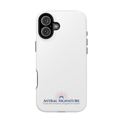 White Phone Case - Impact-Resistant White iPhone & Samsung Galaxy Case by Astral Signature