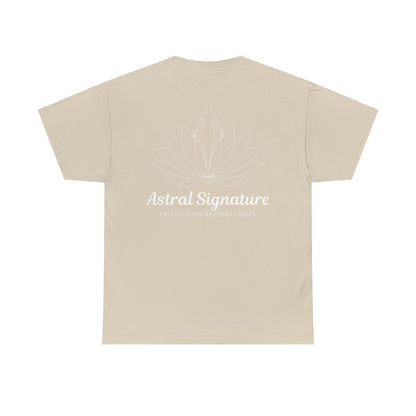 Camiseta com símbolo protetor Hamsa da Astral Signature - Astral Design