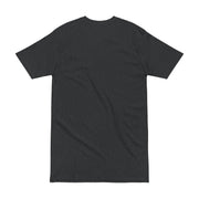 Back view of the Giovanni Reni™ Dove Signature Tee in charcoal, reflecting its modern minimalist design. This Minimalist Men’s T-Shirt is a chic gift for him, ideal for stylish men's ensembles.