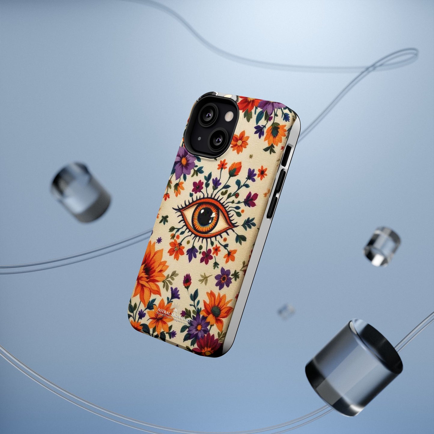 Phone Cases - Eye of God Symbol Impact-Resistant Case by Astral Signature