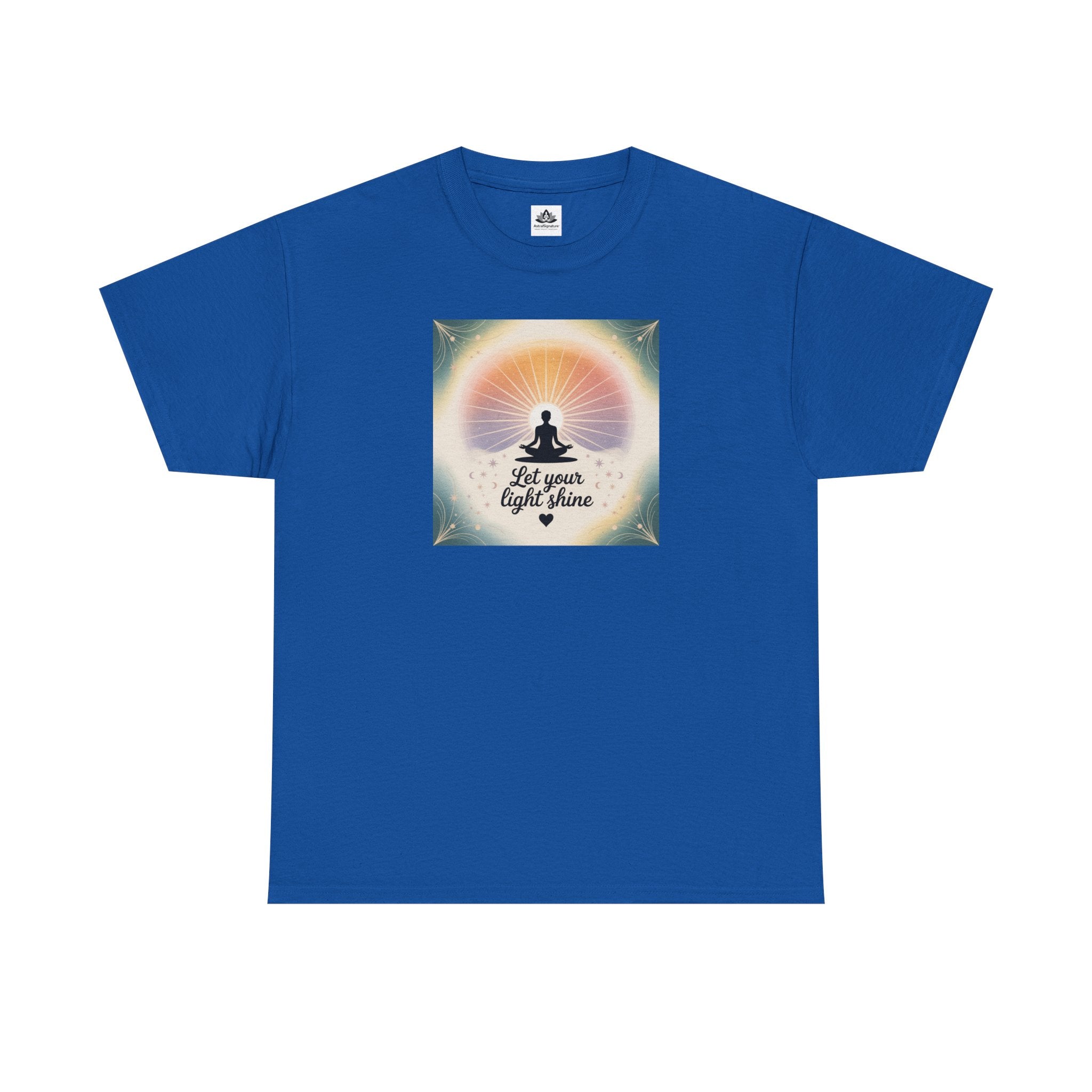 Motivational Unisex Tee: Let Your Light Shine Collection by Quetal Travel ASTRAL
