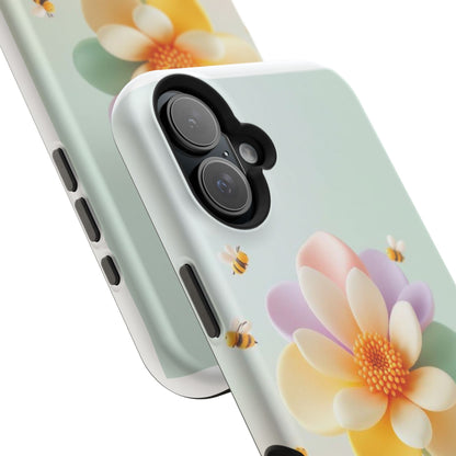 Phone Case Impact-Resistant, Calming 3D Flower Phone Case Impact-Resistant Case for Kids and Adults - Astral Signature