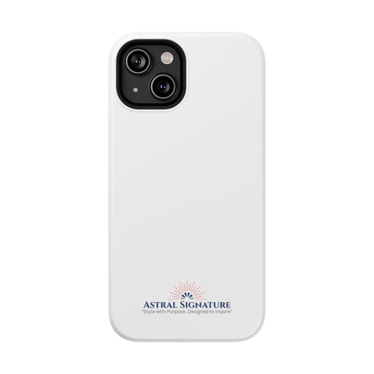 White Phone Case - Impact-Resistant White iPhone & Samsung Galaxy Case by Astral Signature