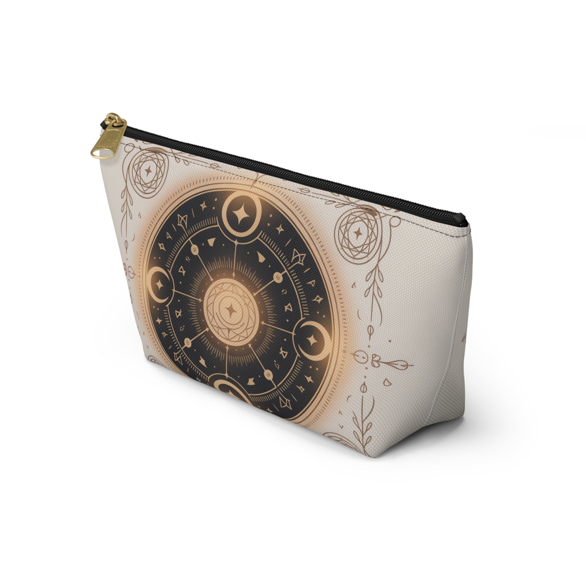 Magical Astrology Pouch, Cosmic Accessory Bag, Zodiac Travel Organizer, Horoscope Makeup Case, Celestial Gift