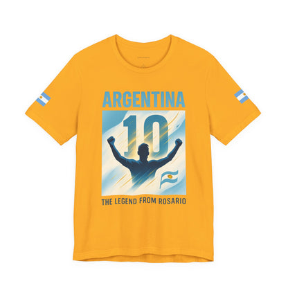 Argentina Legend from Rosario Team Tee - Casual Fashion T-Shirt, USA World Cup 2026 Limited Edition