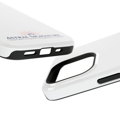 White Phone Case - Impact-Resistant White iPhone & Samsung Galaxy Case by Astral Signature