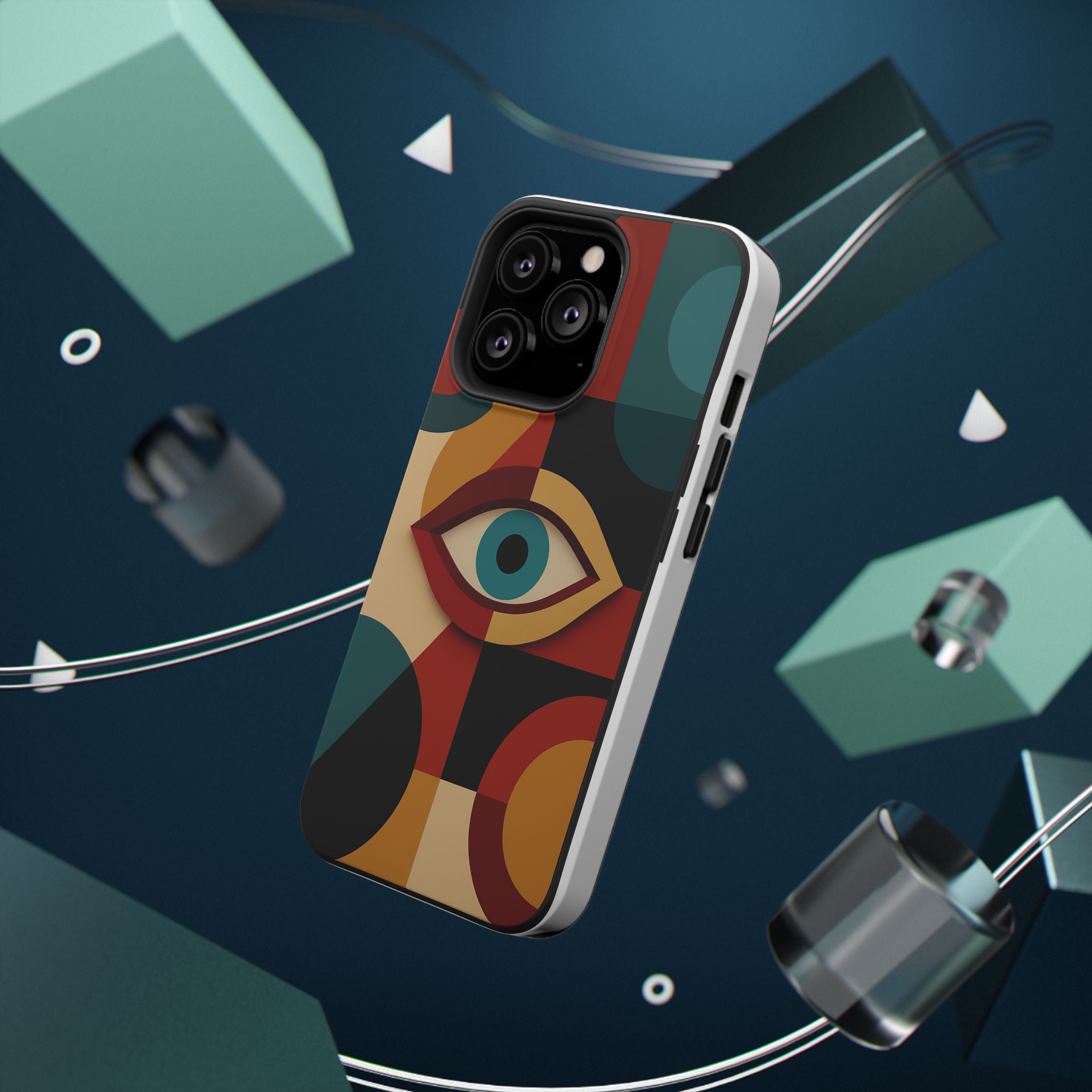 Artistic capture of various Astral Signature Spiritual Symbol Phone Cases.