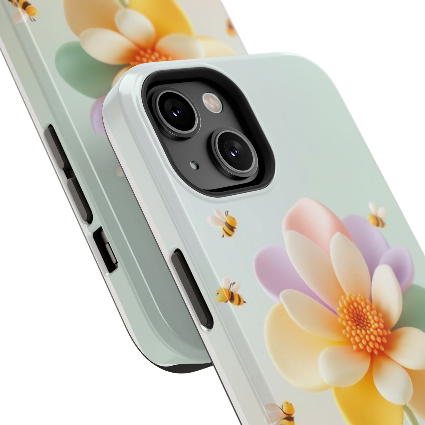 Phone Case Impact-Resistant, Calming 3D Flower Phone Case Impact-Resistant Case for Kids and Adults - Astral Signature