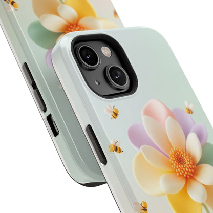 Phone Case Impact-Resistant, Calming 3D Flower Phone Case Impact-Resistant Case for Kids and Adults - Astral Signature