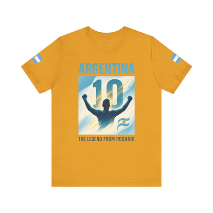 Argentina Legend from Rosario Team Tee - Casual Fashion T-Shirt, USA World Cup 2026 Limited Edition