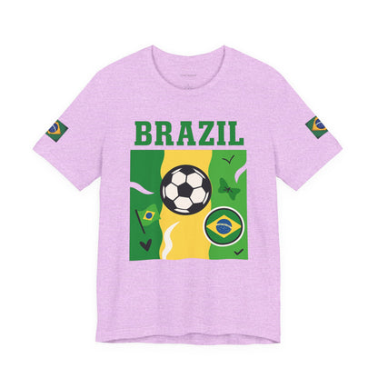 Casual Fashion T-Shirt - GO BRAZIL Team Tee - USA World Cup 2026 Limited Edition
