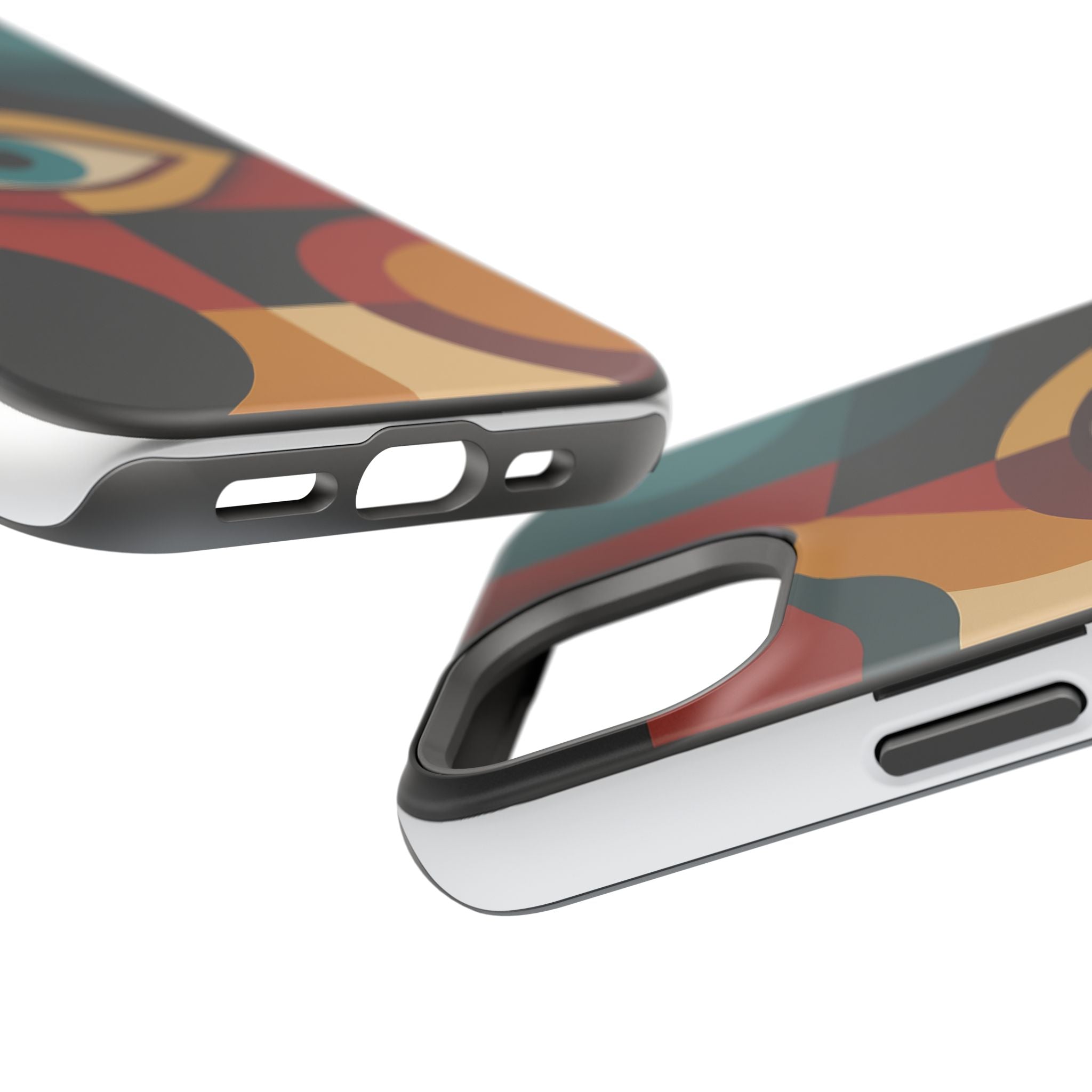 Astral Signature Spiritual Symbol Phone Case elegantly demonstrated against a bright background.