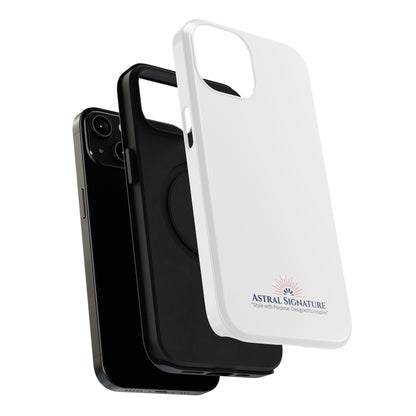 White Phone Case - Impact-Resistant White iPhone & Samsung Galaxy Case by Astral Signature