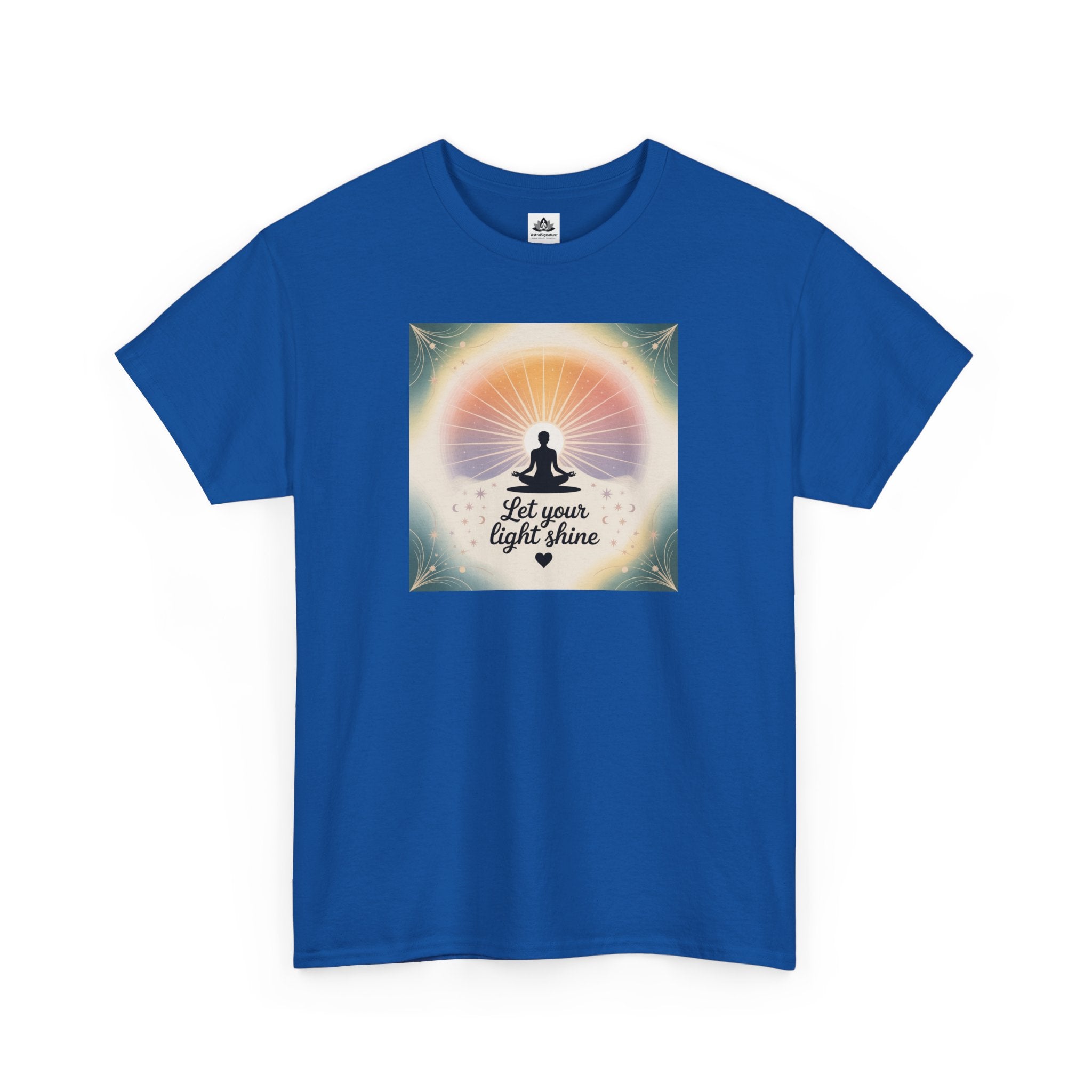 Motivational Unisex Tee: Let Your Light Shine Collection by Quetal Travel ASTRAL