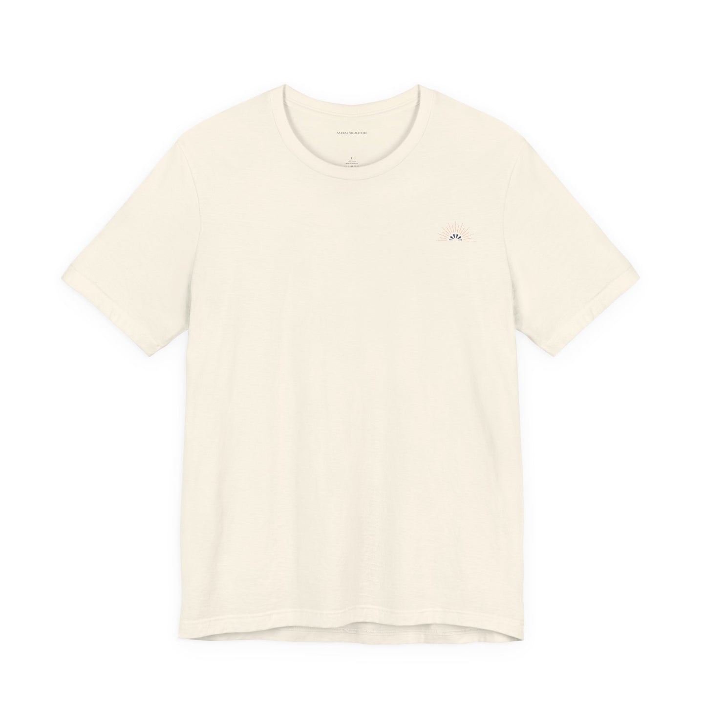 Camiseta Signature: cómoda camiseta unisex para relajarse con colores claros - de Astral Signature