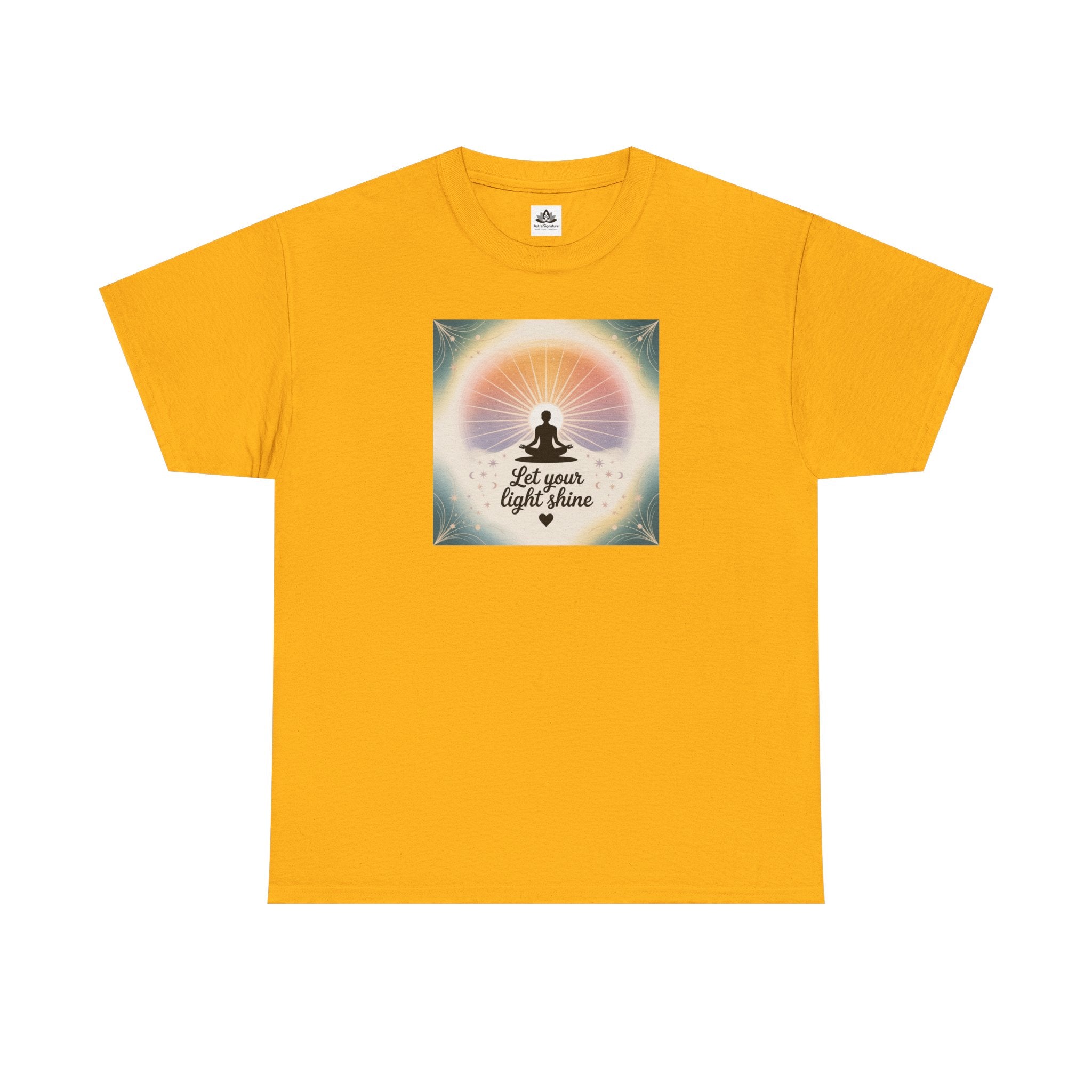 Motivational Unisex Tee: Let Your Light Shine Collection by Quetal Travel ASTRAL