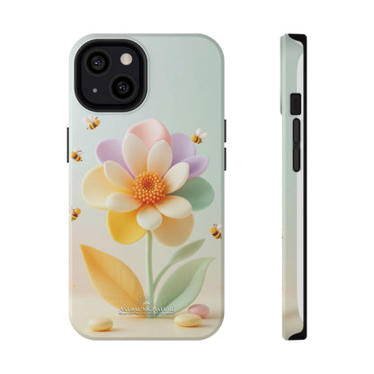 Phone Case Impact-Resistant, Calming 3D Flower Phone Case Impact-Resistant Case for Kids and Adults - Astral Signature
