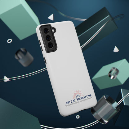 White Phone Case - Impact-Resistant White iPhone & Samsung Galaxy Case by Astral Signature