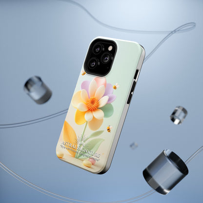 Phone Case Impact-Resistant, Calming 3D Flower Phone Case Impact-Resistant Case for Kids and Adults - Astral Signature