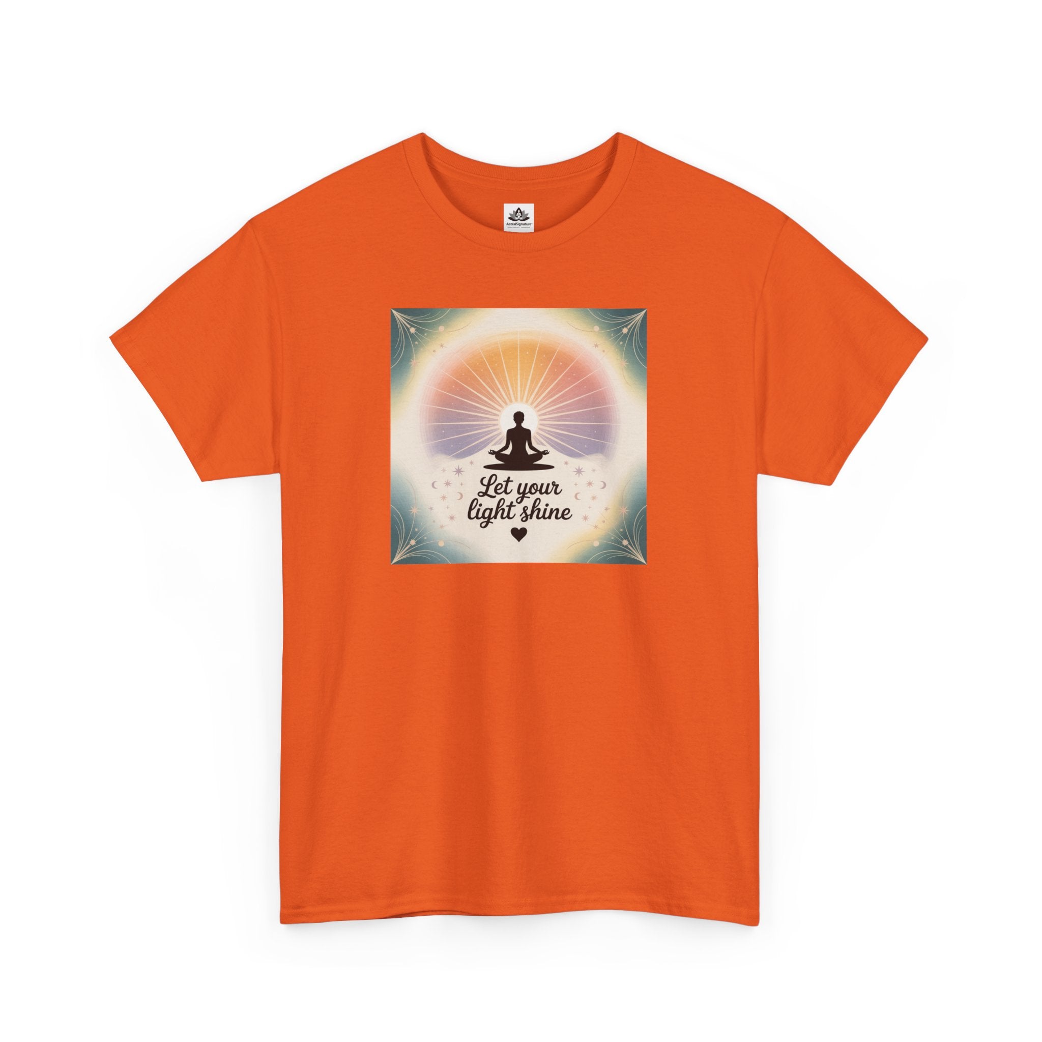 Motivational Unisex Tee: Let Your Light Shine Collection by Quetal Travel ASTRAL