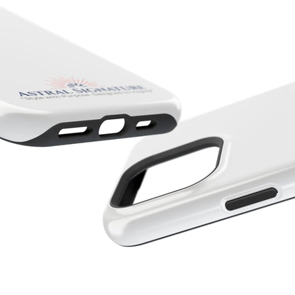 White Phone Case - Impact-Resistant White iPhone & Samsung Galaxy Case by Astral Signature