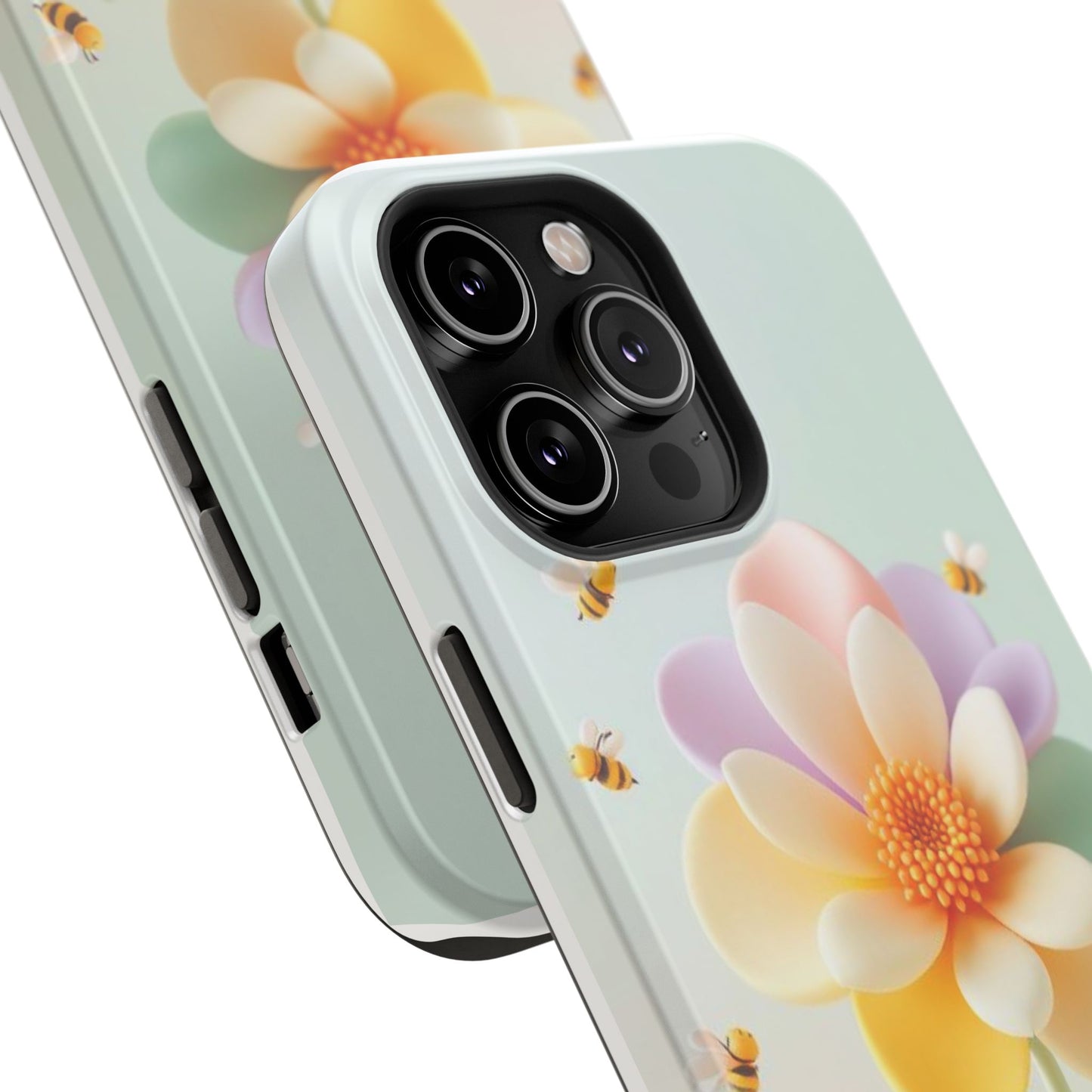 Phone Case Impact-Resistant, Calming 3D Flower Phone Case Impact-Resistant Case for Kids and Adults - Astral Signature