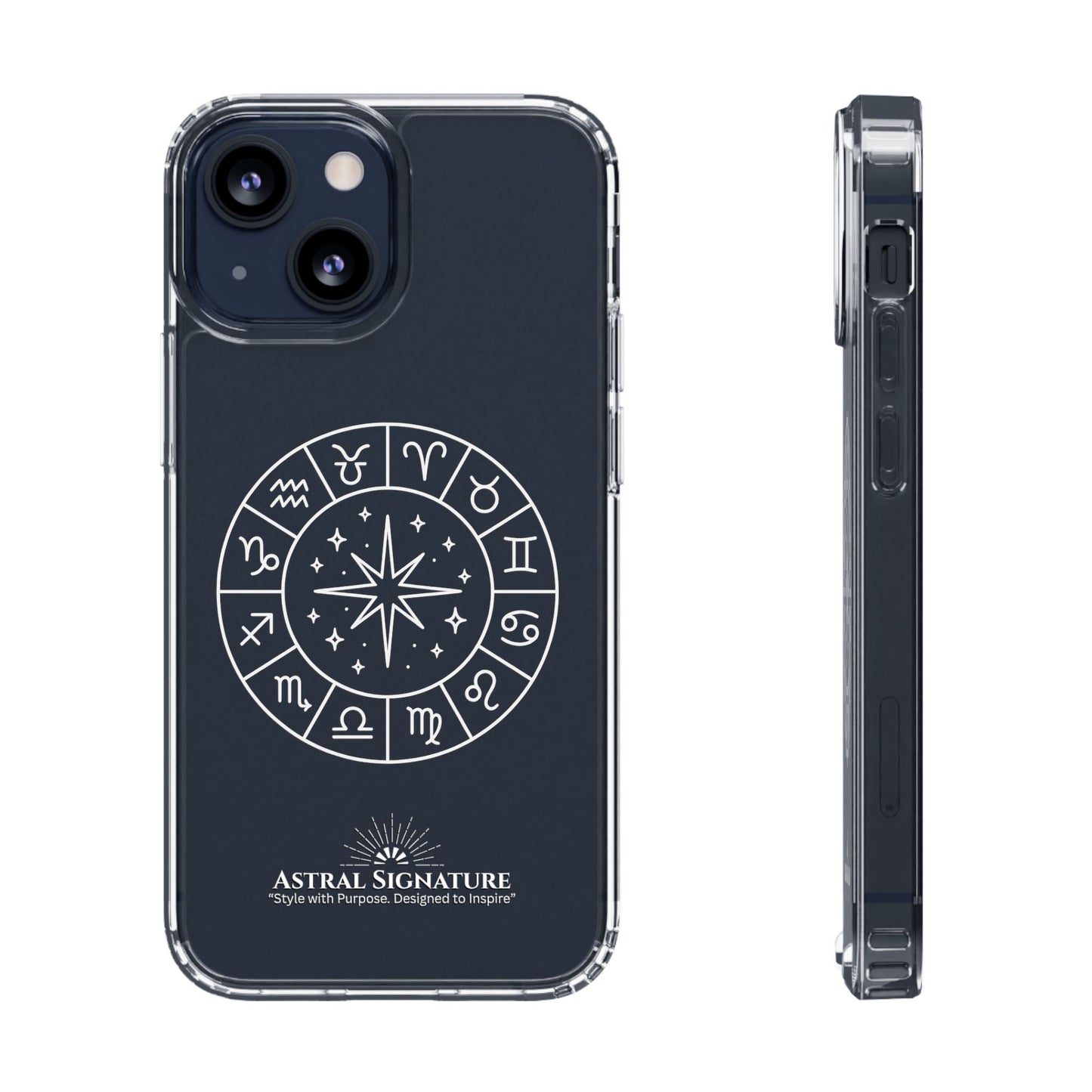 iPhone Clear Cases, ideal for darker iPhone colors - Astral Signature