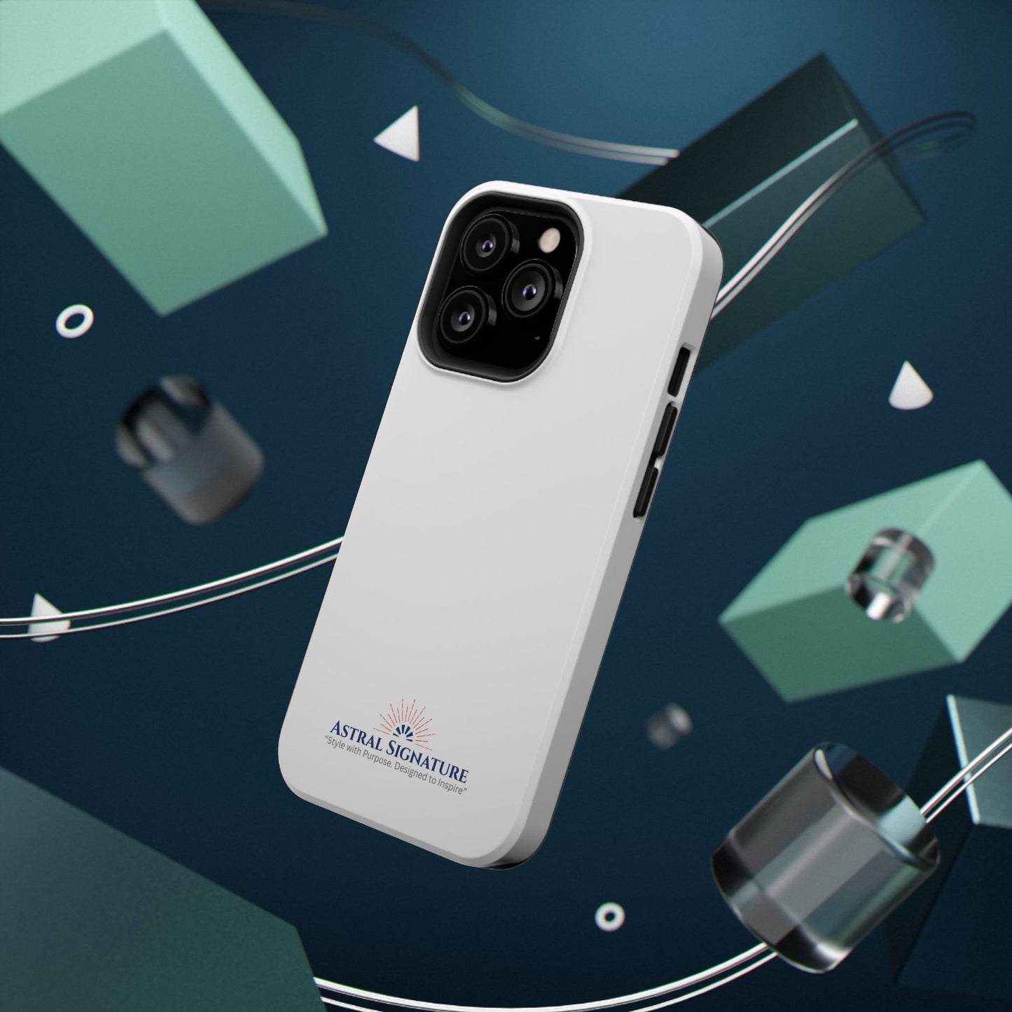 White Phone Case - Impact-Resistant White iPhone & Samsung Galaxy Case by Astral Signature