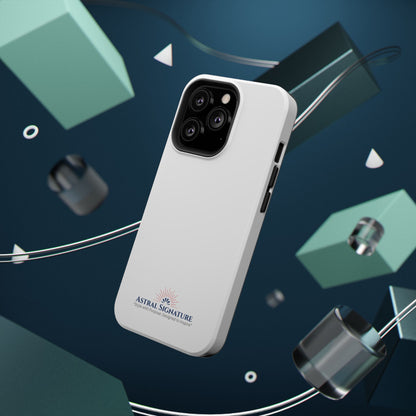 White Phone Case - Impact-Resistant White iPhone & Samsung Galaxy Case by Astral Signature