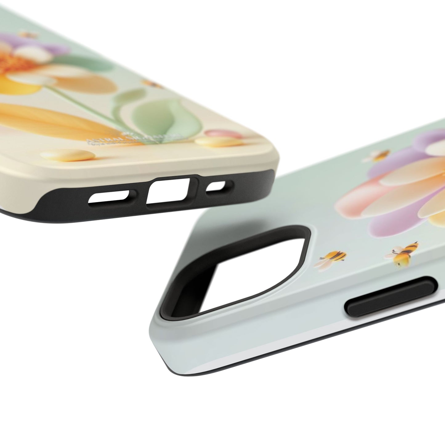 Phone Case Impact-Resistant, Calming 3D Flower Phone Case Impact-Resistant Case for Kids and Adults - Astral Signature