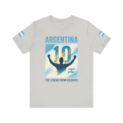 Argentina Legend from Rosario Team Tee - Casual Fashion T-Shirt, USA World Cup 2026 Limited Edition