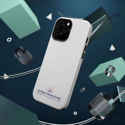 White Phone Case - Impact-Resistant White iPhone & Samsung Galaxy Case by Astral Signature