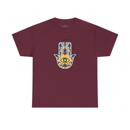 Hamsa Protective Symbol Tee - Astral Signature