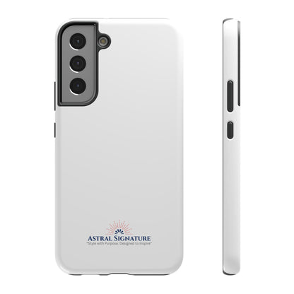 White Phone Case - Impact-Resistant White iPhone & Samsung Galaxy Case by Astral Signature