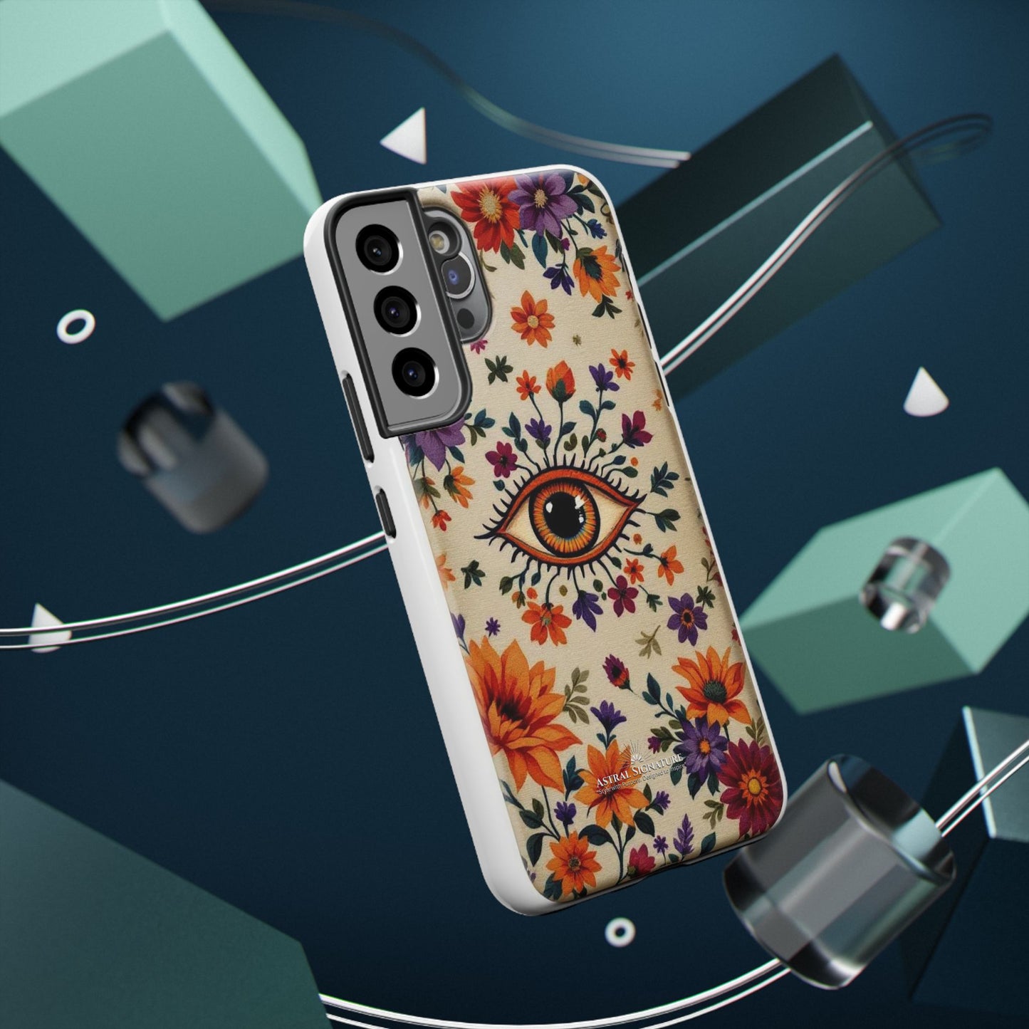 Phone Cases - Eye of God Symbol Impact-Resistant Case by Astral Signature