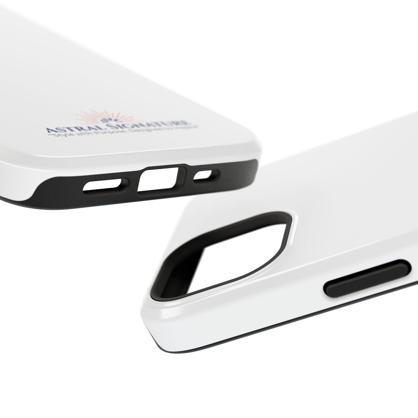 White Phone Case - Impact-Resistant White iPhone & Samsung Galaxy Case by Astral Signature